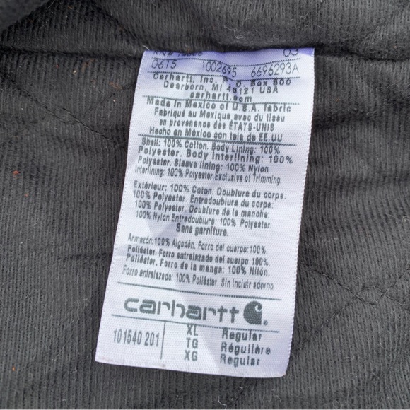 SOLD - Vintage Carhartt Hooded Bomber Jacket - Picture 5 of 12